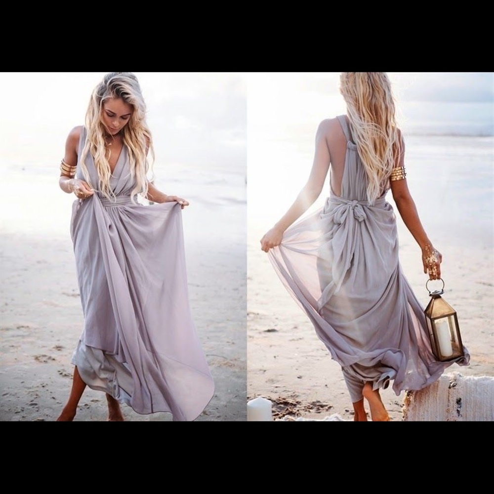 SABOSKIRT FORMAL ISRA SLATE GOWN